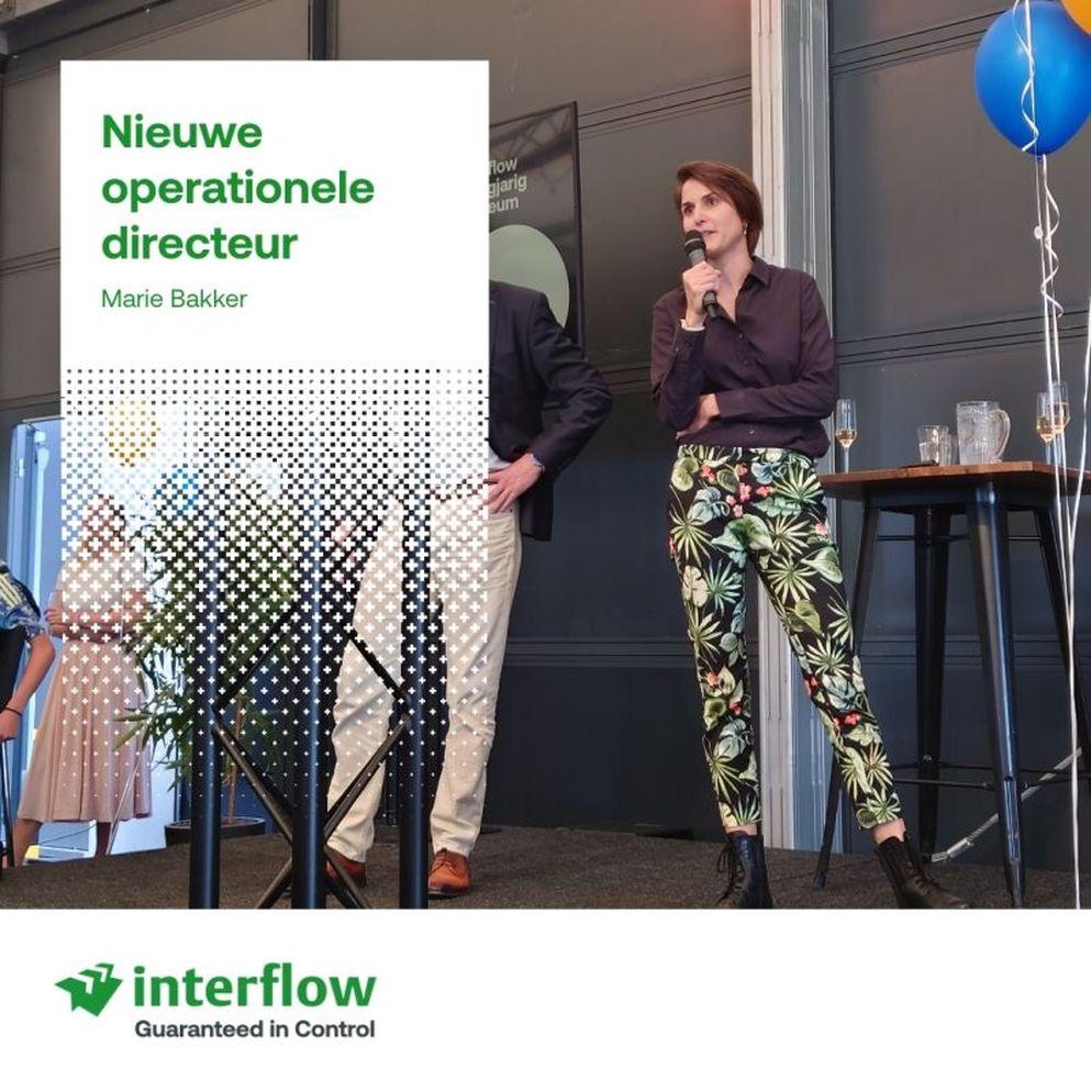 Marie Bakker Tatin aangesteld als de nieuwe operationeel directeur van Interflow