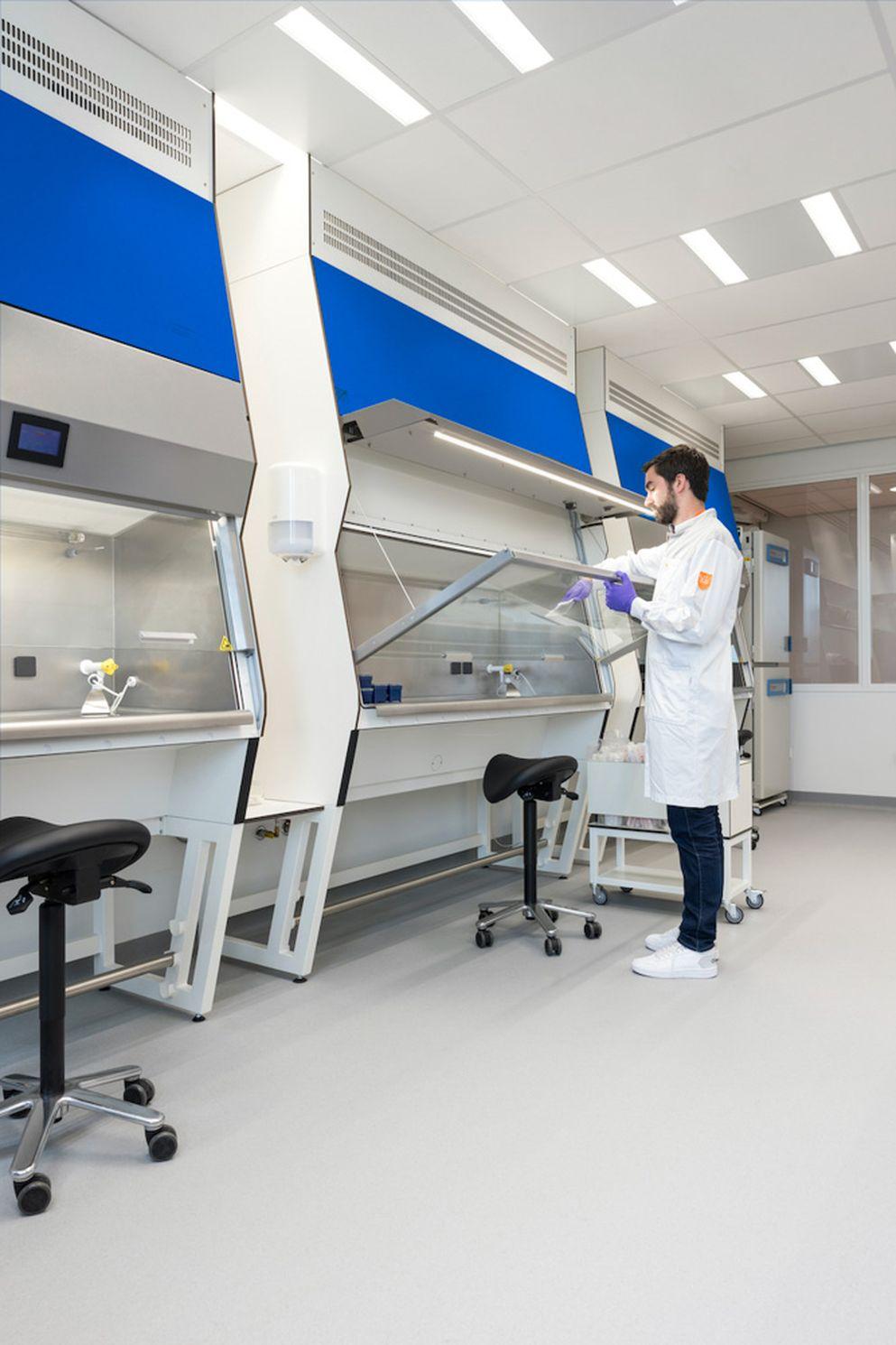 Microbiologisch veiligheidskabinet bij Prinses Maxima Centrum