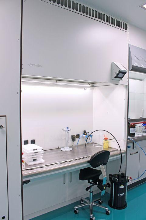 Interflow realiseert cleanroom met laminar air flow units bij Polyganics