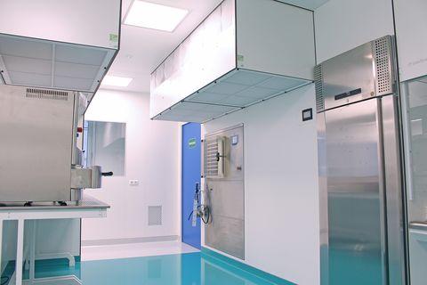 Interflow realiseert cleanroom met laminar air flow units bij Polyganics